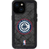 NBA Los Angeles Clippers Black Rust iPhone 15 Waterproof Case